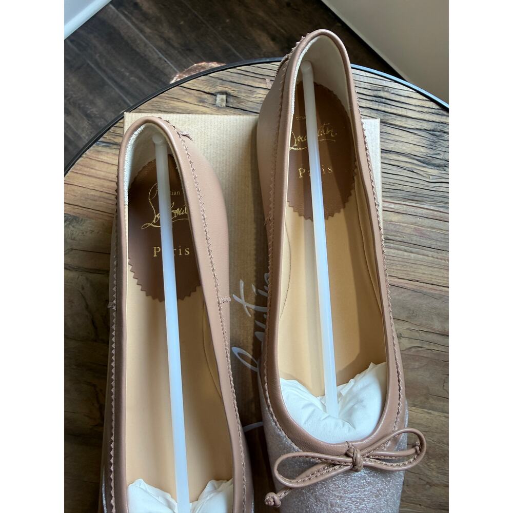 CHRISTIAN LOUBOUTIN Mamadrague leather ballet flats BNIB 38 - Picture 11 of 12